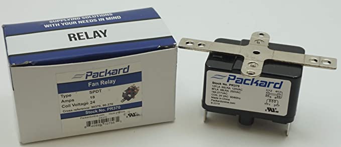 Buy Packard PACKARD PR370 Fan Relay 24 VAC Coil Voltage SPDT 