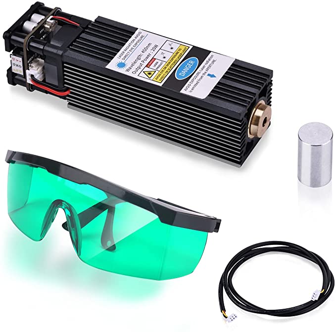 Buy Mcwdoit 445nm Blue-Violet Light Module Kit for CNC Router 3018Pro/3018Pro/3018 Max 