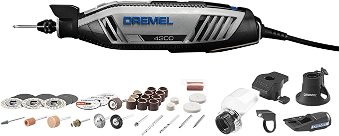 Buy Tool Kit with LED Light, 5 Attachments & 40 Accessories Dremel 4300-5/40  