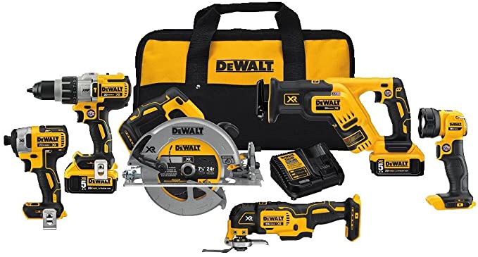 Buy Premium 6-Tool DEWALT 20V MAX XR Brushless Combo Kit (DCK694P2)  