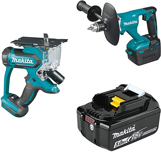 Buy Makita XDS01Z 18V LXT Lithium-Ion Cordless Cut-Out Saw and XTU02Z 18V LXT Lithium-Ion Cordless Saw Brushless Lithium-Ion Cordless 1/2