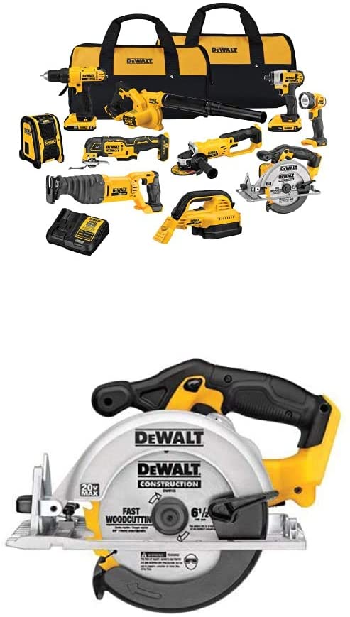 Buy Circular Saw and DEWALT DCK1020D2 20V Combo Kit 