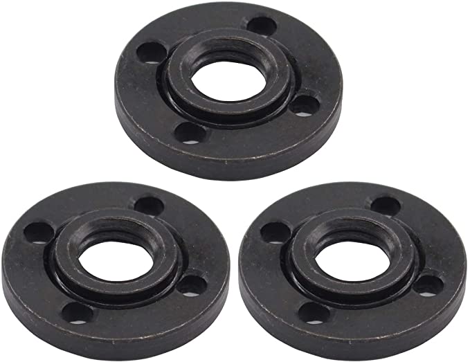 Buy Pack of 3 Angle Grinder Metal Outer Flange Lock Nut 5/8-11 for Dewalt Milwaukee Makita Black & Decker 