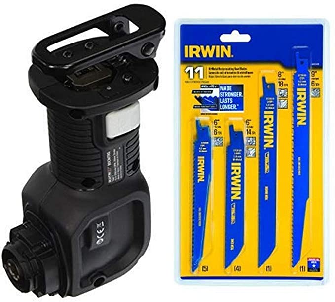 Buy BDCDMTRS with IRWIN Tools Reciprocating Saw Blade Set, 11-Piece BLACK+DECKER BDCMTRS Matrix Reciprocating Saw Attachment (4935496)  