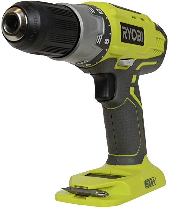 Buy Ryobi P277 One+ 18 Volt Lithium Ion 1/2 Inch 2-Speed Drill Driver,Green (No Batteries Included / Power Tool Only), 