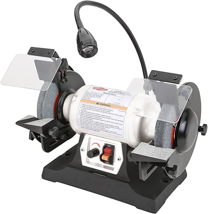 Buy Fox W1839 Variable-Speed Grinder with Work Light, 6