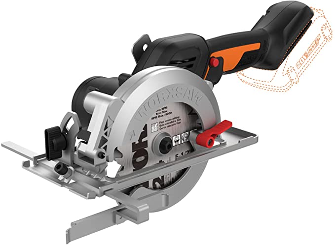 Buy Worx WX531L.9 20V Power Share WORXSAW 4.5