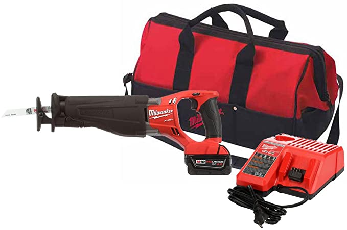 Buy 2720-21 M18 Fuel 18-Volt Lithium-Ion Brushless Cordless Sawzall Reciprocating Saw Kit from Milwaukee 