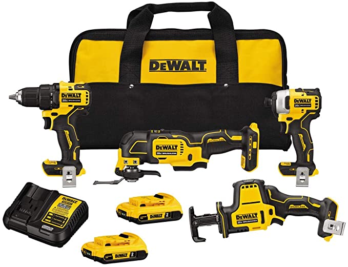 Buy Dewalt DCK489D2 ATOMIC 20V MAX Brushless Lithium-Ion Cordless 4-Tool Combo Kit Dewalt DCK489D2 ATOMIC 20V MAX Brushless Lithium-Ion Cordless 4-Tool Combo Kit Dewalt DCK489 (2 Ah)  