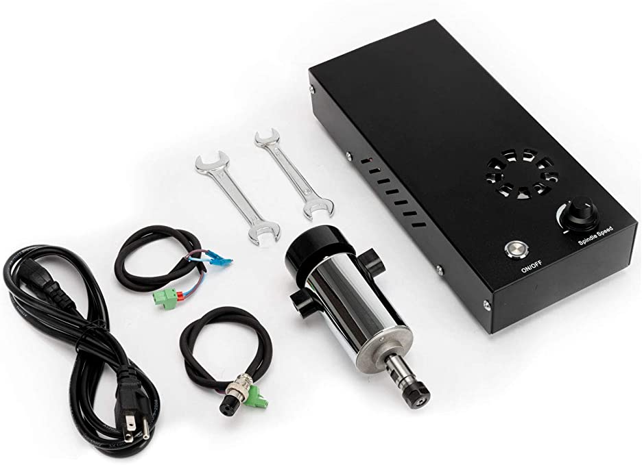 Buy CNC Upgrade Kit 300W DC Spindle Milling Motor for 3018-SE V2&Masuter CNC Router Engraving Machine with Integrated Control Box Speed Adjust Button CNC Upgrade Kit 300W DC Spindle Milling Motor for 3018-SE V2&Masuter CNC Router Engraving Machine with Integrated Control Box Speed Adjust Button 