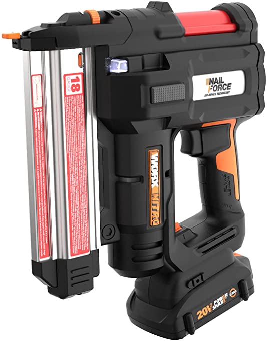 Buy Worx WX840L Cordless 18 Gauge Nail & Staple Gun 20V Power Share Worx WX840L Cordless 18 Gauge Nail & Staple Gun 