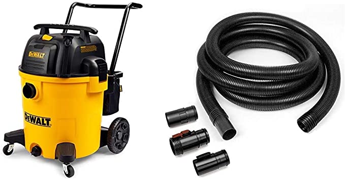 Buy WS25022A Extra Long Wet Dry Vacuum Hose, 2-1/2-Inch x 20-Feet Locking Wet Dry Vac Hose for Wet Dry Shop Vacuums DeWALT 16 Gallon Poly Wet/Dry Vac/Acc & Workshop Wet Dry Vacuum Accessories 