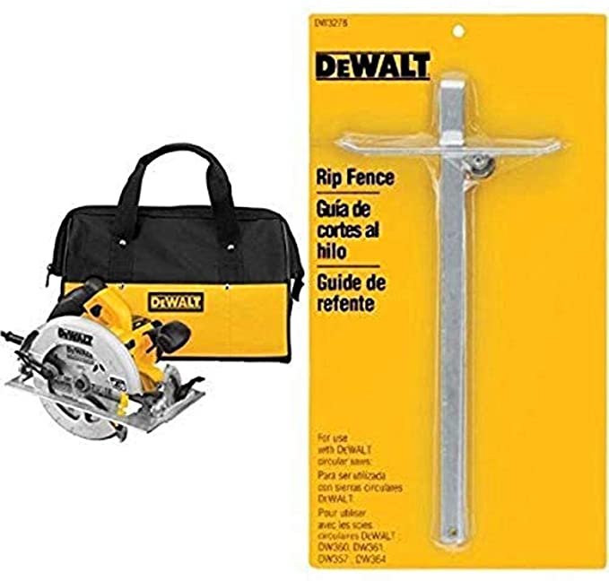 Buy DEWALT DWE575SB 7-1/4-Inch Lightweight Circular Saw with Electric Brake and Circular Saw Rip Fence DEWALT DWE575SB 7-1/4-Inch Lightweight Circular Saw with Electric Brake and Circular Saw Rip Fence 