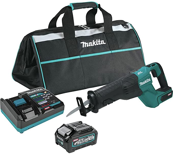 Buy Makita GRJ01M1 1-1/4 in. Cordless Reciprocating Saw Kit 40V Max XGT Brushless Lithium-Ion (4 Ah)  