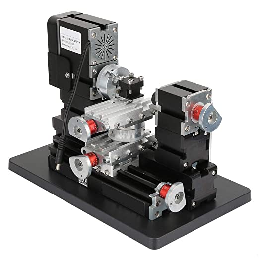 Buy Mini Lathe Machine Lathe Machine Tools,60W Mini Rotating Lathe,12000RPM Metal Rotating Lathe,Mini Lathe Machine Lathe Machine Tools,for Wood Metal Glass Plastic Machining 