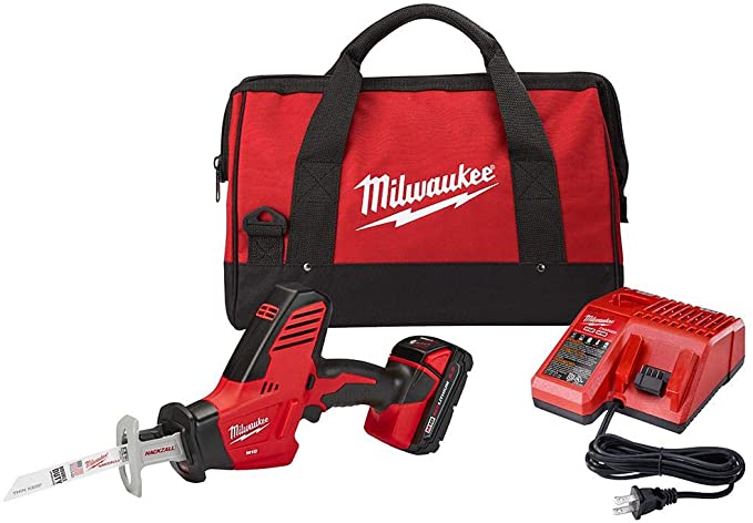 Buy Milwaukee 2625-21CT M18 18-Volt Hackzall Cordless One-Handed Reciprocating Saw Kit Milwaukee 2625-21CT M18 18-Volt Hackzall Cordless One-Handed Reciprocating Saw Kit 