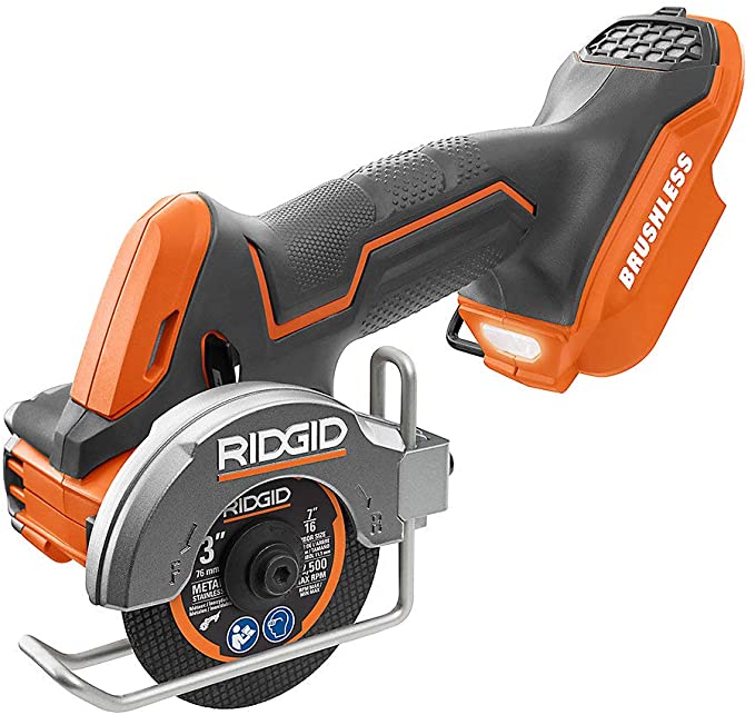 Buy R87547B RIDGID 18V Brushless Sub-Compact Cordless 3 Inch Multi-Material Saw 