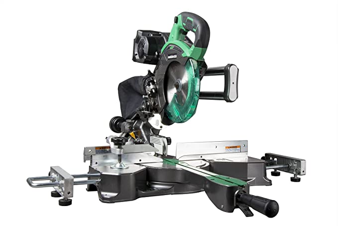 Buy Metabo HPT 36V MultiVolt Sliding Miter Saw | 7-1/4-Inch Blade | Dual Bevel | Tool Body Only | Green | C3607DRAQ4, 