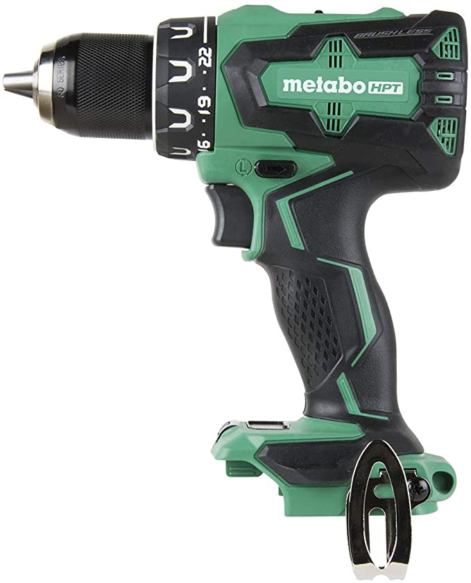 Buy Metabo HPT 18V Cordless Brushless Driver Drill | DS18DBFL2Q4 | Tool Only - No Battery | Built-in LED Light, 1/2-Inch Keyless All-Metal Chuck, Lifetime Tool Warranty 