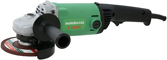 Buy 5-Inch, 11-Amp Dust-Resistant Motor, Trigger Lock-On, 10,000 RPM, Compact & Lightweight Design, 1-Year Warranty, Metabo HPT Angle Grinder (G13SC2)  