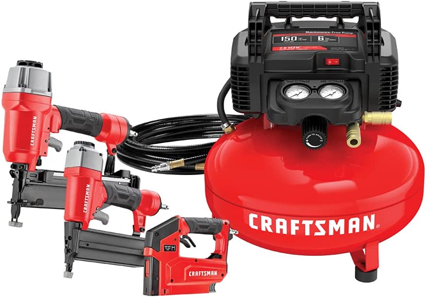 Buy CRAFTSMAN 6 Gallon Pancake Compressor Combo Kit (CMEC3KIT) 