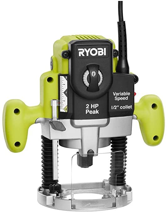 Buy Plunge Router Ryobi RE180PL1G 2HP Peak 10-Amp 