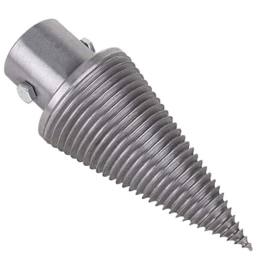 Buy Home - Drill Accessories Home Outdoor Camping Farms - Sportily Wood Splitting Cone Drill Bit Log Wood Splitter Cone Splitting Hammer Drill Screw Cleaver Left Thread Steel (120mm Right Thread)  