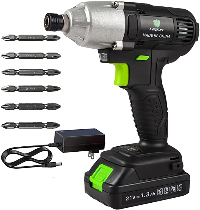 Buy Letton Power Impact Driver Kit 21V Lithium Ion,1/4