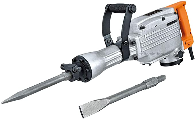 Buy Electric Demolition CCTi 2200 Watt Concrete Breaker Jack Hammer 1400 BPM, with Point and Flat Chisels (Model: CDH65A)  