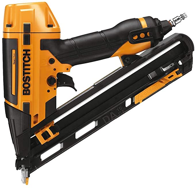 Buy 15GA BOSTITCH Finish Nailer Kit with SmartPoint, DA Style (BTFP72155)  