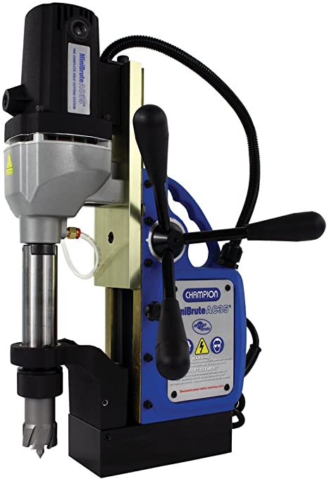 Buy Champion RotoBrute AC35 MiniBrute Lightweight, Portable Magnetic Drill Press: Up to 1-3/8