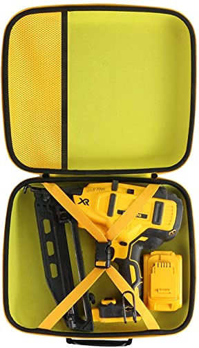 Buy DEWALT (DCN660B) 20V MAX Finish Nailer, Angled, 16GA, Case Only, Khanka Hard Tool Case Replacement 