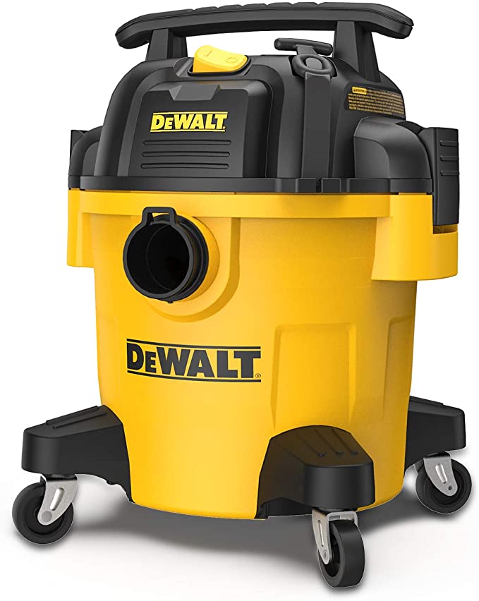 Buy DEWALT DXV05P 5 Gallon Poly Wet/Dry, 4 Peak HP Shop Vacuums, Yellow+Black DEWALT DXV05P 5 Gallon Poly Wet/Dry, 4 Peak HP Shop Vacuums, 5 Gallon, Yellow+Black 