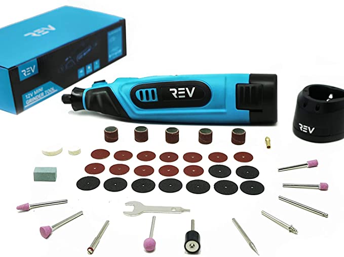 Buy Cordless Rotary Tool Kit with 40 Piece Accessory 5,000-25,000 RPM Variable Speed 12V Li-Ion Battery 