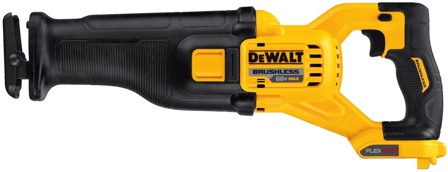 Buy The DEWALT FLEXVOLT 60V MAX Cordless Reciprocating Saw is a tool only (DCS388B)  