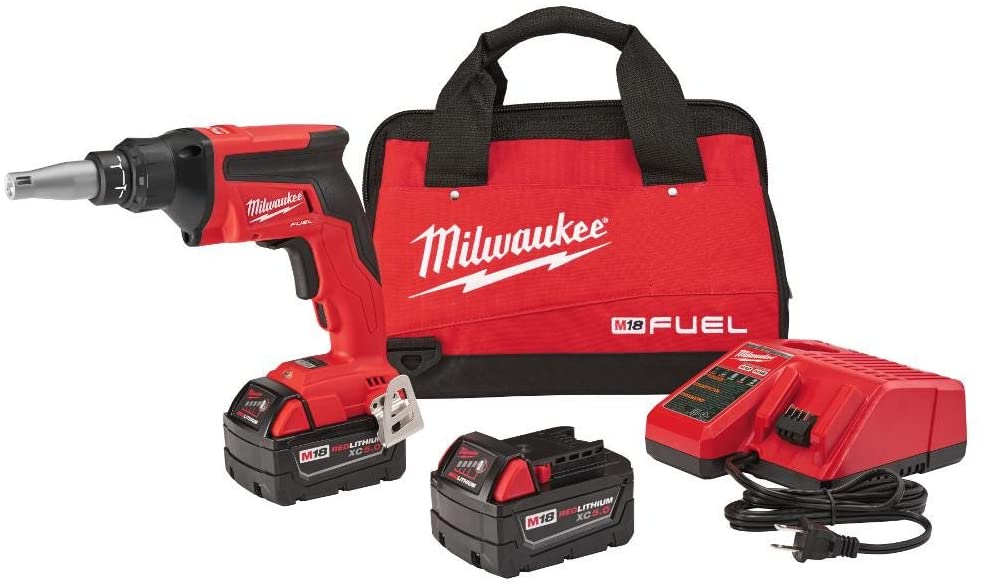 Buy Milwaukee M18 Fuel 18Volt Brushless Cordless Drywall Screw Gun Xc Kit by Milwaukee Elec Tool 