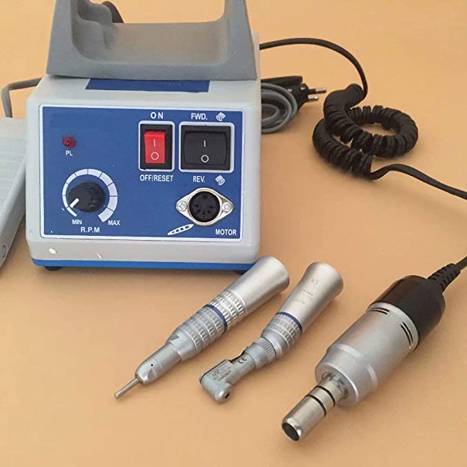 Buy Brushless Marathon Grinding Micromotor Strong Drill Machine with Contra Corner & Straight Nose Cone 