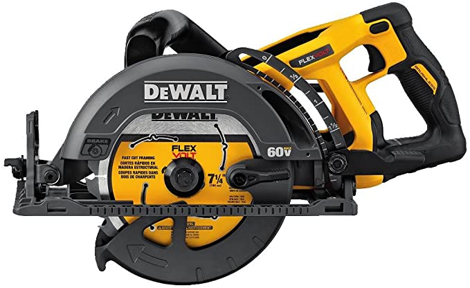 Buy 7-1/4-Inch DEWALT FLEXVOLT 60V MAX Circular Saw for Framing, Tool Only (DCS577B)  