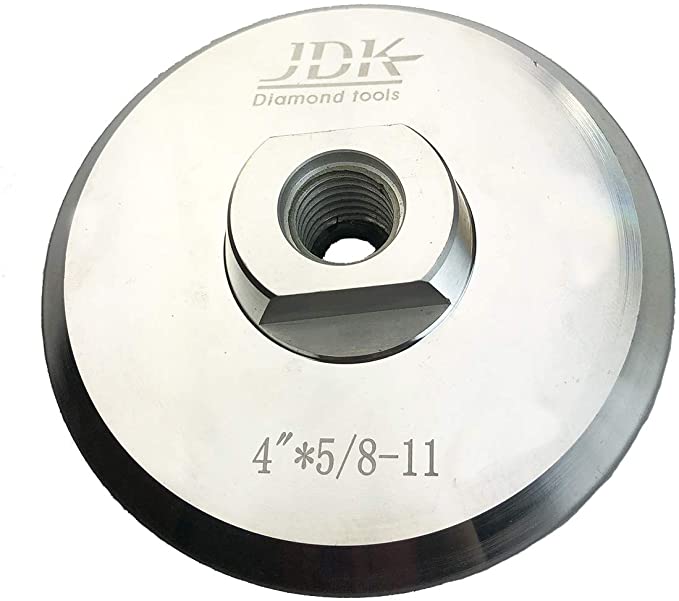 Buy JDK061004R Hook and Loop Pad with 4 Inch Aluminium Backing and 5/8