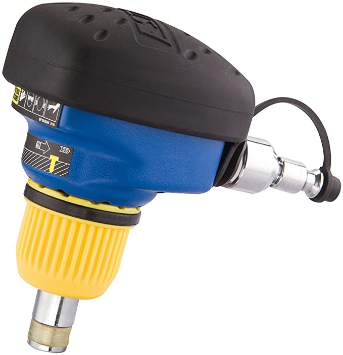 Buy Estwing EMPN – Blue/Yellow Pneumatic Mini Palm Nailer 