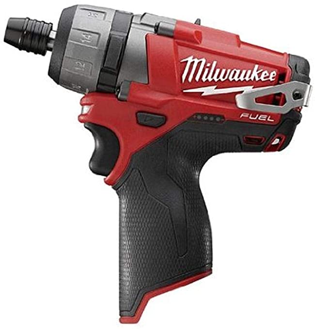 Buy Cordless Screwdriver, 12V, 1/4 In, Red, MILWAUKEE (2402-20)  