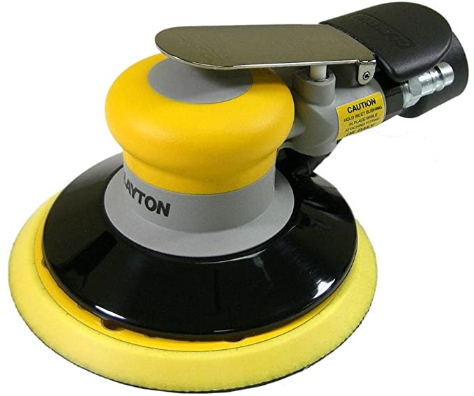 Buy 670-12601J Clayton 6-Inch Pneumatic Random Orbital Sander with Multi-Hole Pad 