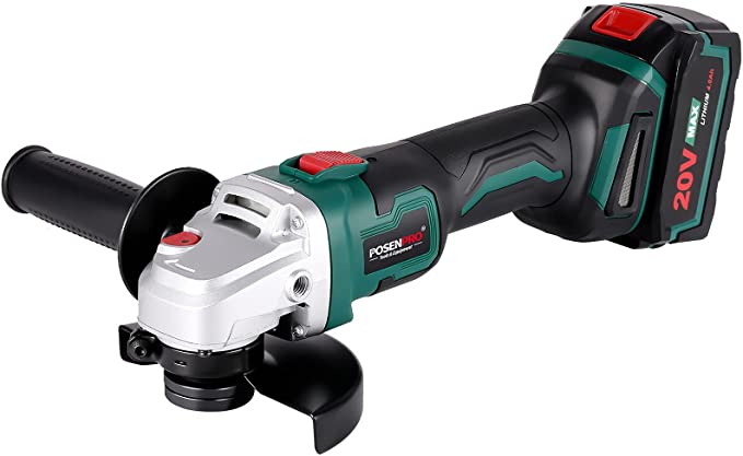 Buy POSENPRO 20V Brushless Cordless Angle Grinder, 4-1/2