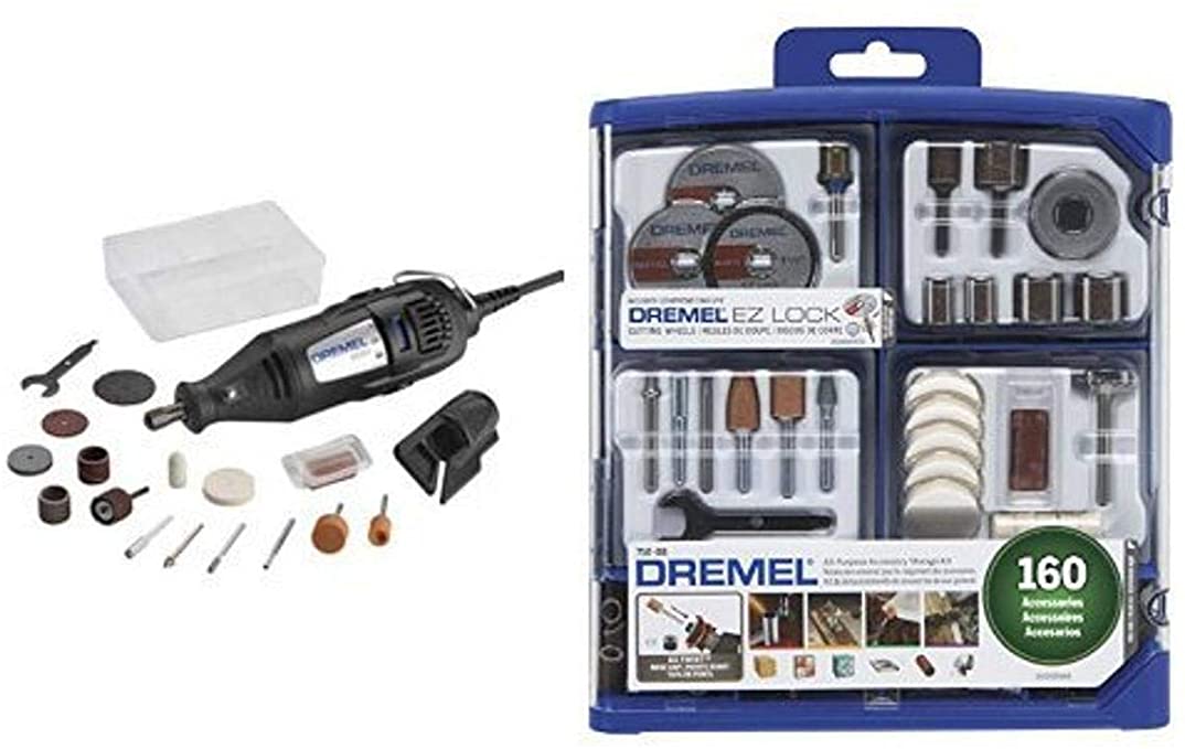 Buy Dremel 200-1/15 Two-Stage Rotary Tool Kit with 160-Piece Accessory Kit 