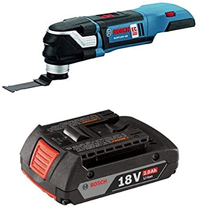 Buy BOSCH GOP18V-28N 18V EC Brushless StarlockPlus Oscillating Multi-Tool with 2.0 AH battery. 