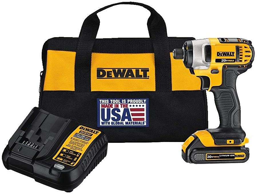 Buy 1/4-Inch DEWALT 20V Max Impact Driver Kit (DCF885C1)  