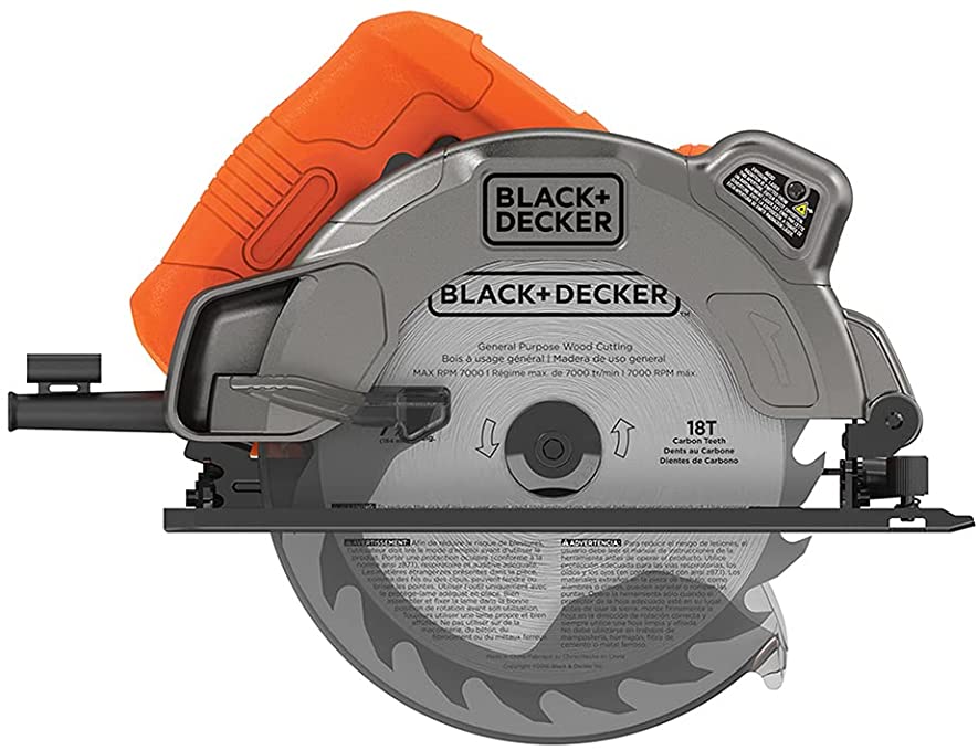 Buy 7-1/4-Inch Circular Saw with Laser, 13-Amp BLACK+DECKER (BDECS300C)  