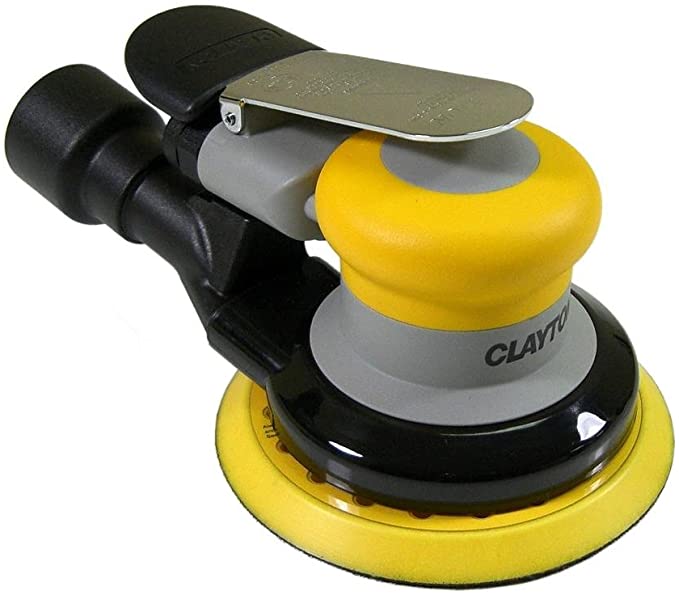 Buy 67012501J CLAYTON 670-12501J Clayton 5-Inch Pneumatic Random Orbital Sander with Multi-Hole Pad 