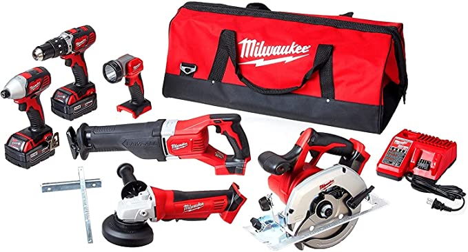 Buy Milwaukee M18 LITHIUM-ION Cordless 6-Tool Combo Kit (2696-26)  