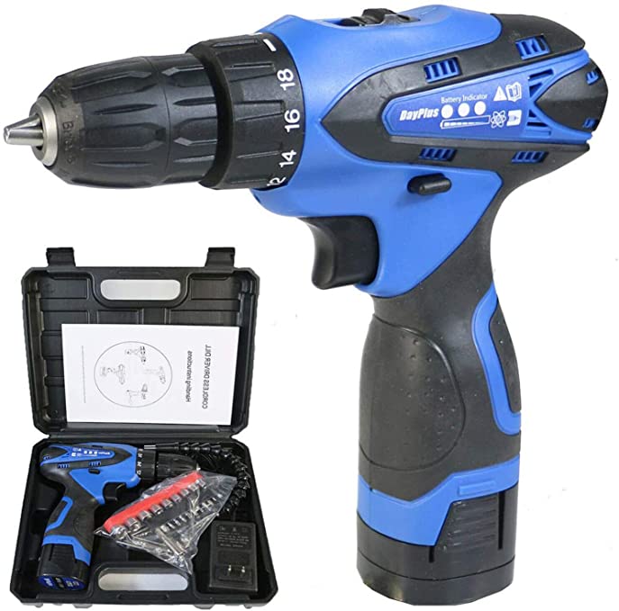 Buy Drill Kit Drill Gun Power Screwdriver 16.8V LED Light 18+1 Torque Setting & Two Speed Transitions 35Nm Max Torque 29 Accessories 